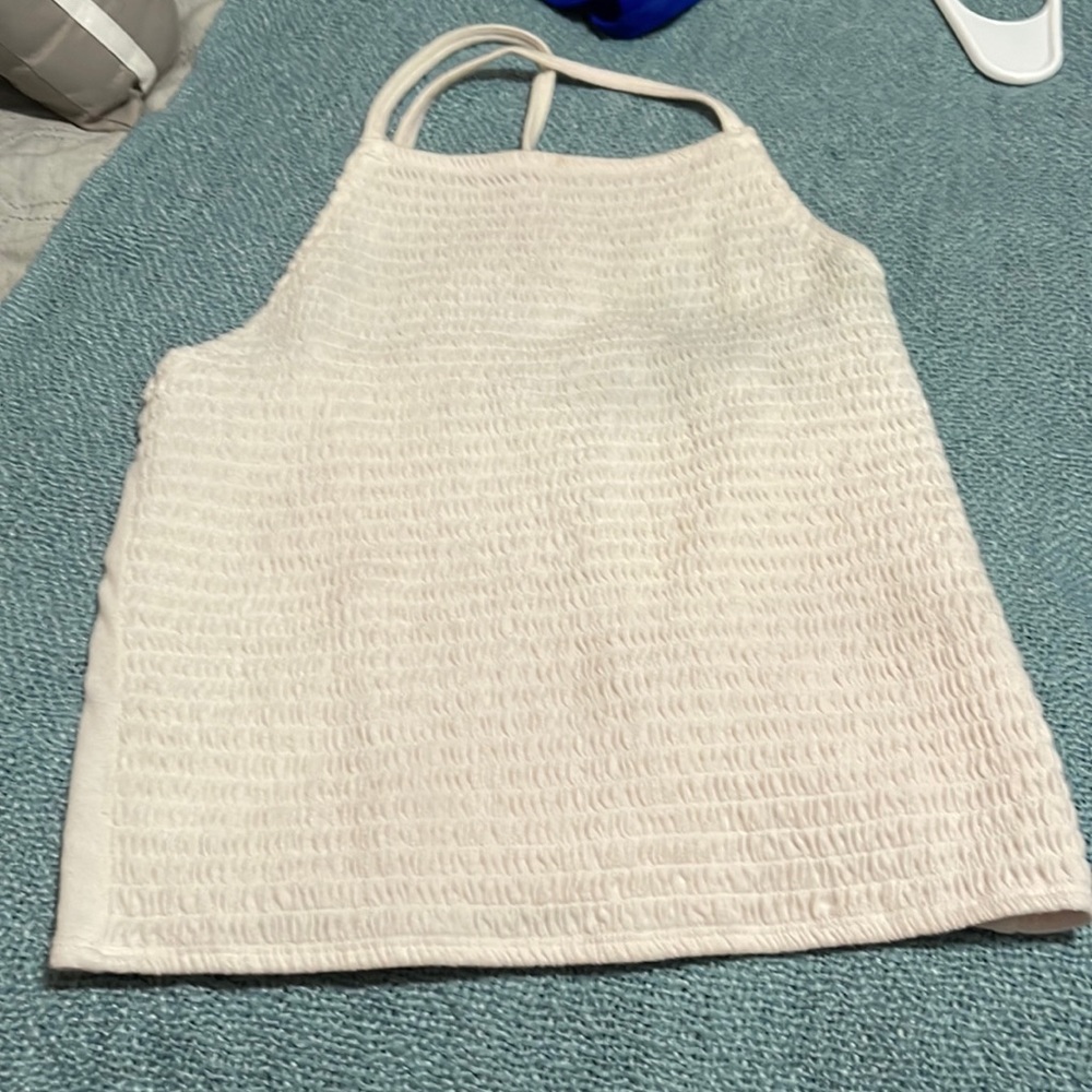 White tank top